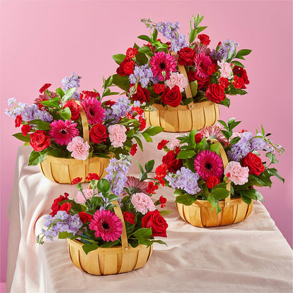 Pink Picnic Basket –  Fleuriste Lily-rose, Magog PQ