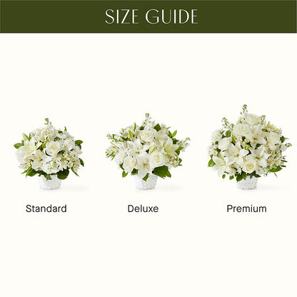Peaceful Reflections Arrangement –  Fleuriste Lily-rose, Magog PQ