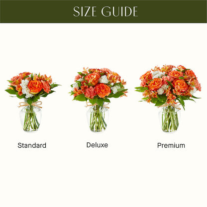Apricot Glow Bouquet –  Fleuriste Lily-rose, Magog PQ