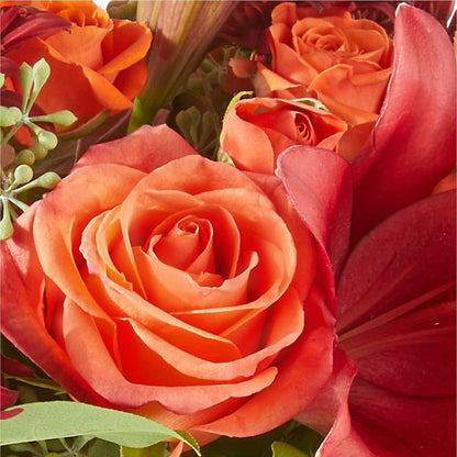 Crimson Leaves Bouquet –  Fleuriste Lily-rose, Magog PQ