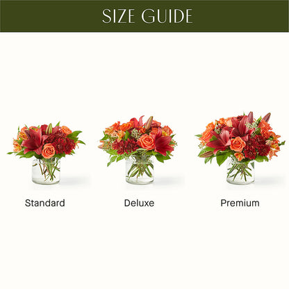 Crimson Leaves Bouquet –  Fleuriste Lily-rose, Magog PQ