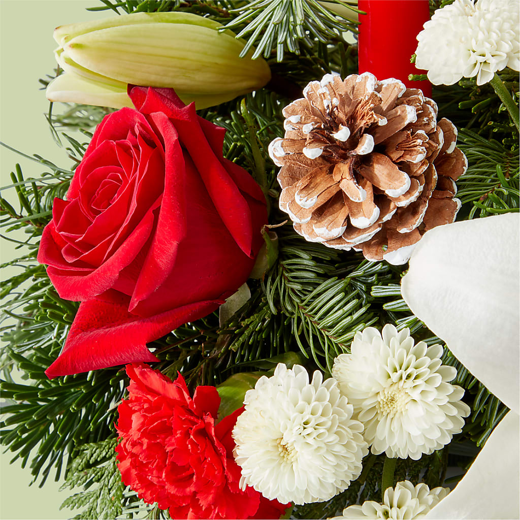 Seasonal Festivities Centerpiece –  Fleuriste Lily-rose, Magog PQ