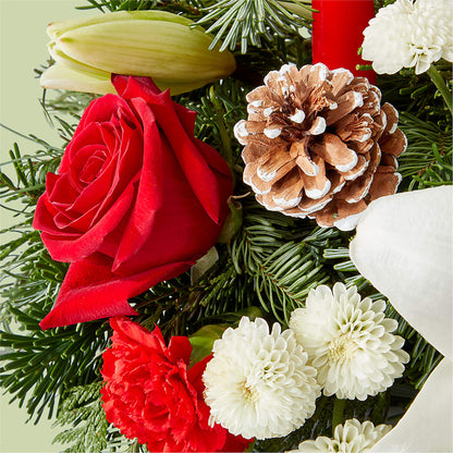 Seasonal Festivities Centerpiece –  Fleuriste Lily-rose, Magog PQ
