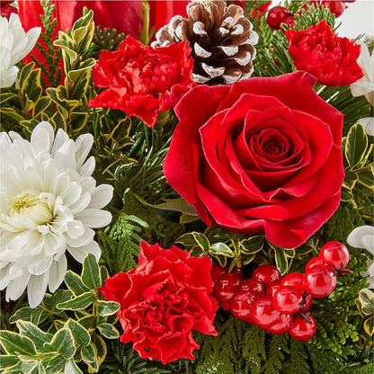Holiday Soiree Centerpiece –  Fleuriste Lily-rose, Magog PQ