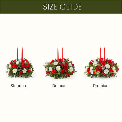 Holiday Soiree Centerpiece –  Fleuriste Lily-rose, Magog PQ
