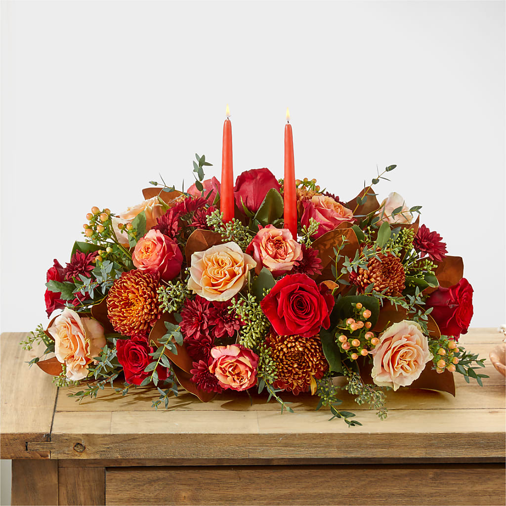 Gather Near Centerpiece –  Fleuriste Lily-rose, Magog PQ