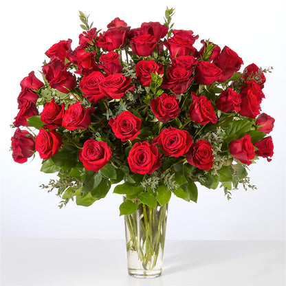 Forever Yours Fifty Stem Red Rose Bouquet –  Fleuriste Lily-rose, Magog PQ