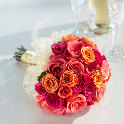 Sweet Roses Bouquet –  Fleuriste Lily-rose, Magog PQ