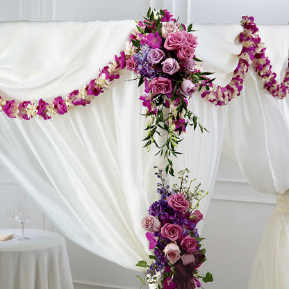Color & Light Chuppah Decor –  Fleuriste Lily-rose, Magog PQ