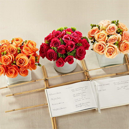 Dawn Rose Centerpiece –  Fleuriste Lily-rose, Magog PQ