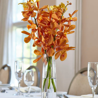 Orange Mokara Bud Vase –  Fleuriste Lily-rose, Magog PQ